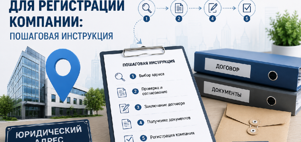 Аренда адреса для регистрации компании